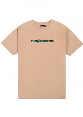THE HUNDREDS - THE HUNDREDS T Shirts Bar Logo T-Shirt - BEIGE-F23S101001-BEIGE