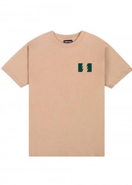 THE HUNDREDS T Shirts Wildfire Logo T-Shirt - ΜΠΕΖ-F23S101003-BEIGE