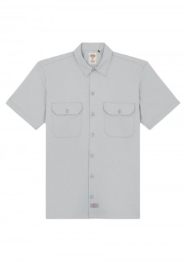 DICKIES - DICKIES Πουκάμισα WORK SHIRT SS REC - GREY-DK0A4XK7D061-GREY