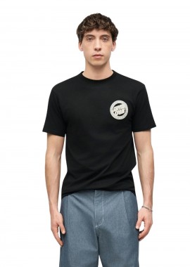 SANTA CRUZ - SANTA CRUZ Loco Dot Ανδρικό T-Shirt - Μαύρο-SCA-TEE-13527-BLACK