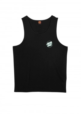 SANTA CRUZ - SANTA CRUZ Αμάνικη Μπλούζα Ανδρική Partial Dot Tank Top - Μαύρη-SCA-VST-0834-BLACK