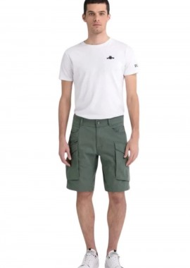 Replay Ανδρική Βερμούδα M9907 Cargo Regular Fit -Πράσινη-M9907 .000.84387-GREEN