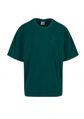 Karl Kani Signature Washed Ανδρικό Oversized T-Shirt - Πράσινο-KM261-016-GREEN