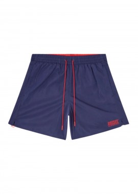 DIESEL - DIESEL Ανδρικό Μαγιό Boxer Shorts Μπλε-S26A205190PLCA-BLUE