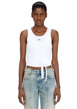 DIESEL Γυναικεία Αμάνικη Μπλούζα Tank Top Λευκή-S26A210190EJAI-WHITE