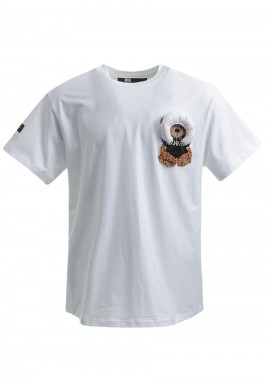 MOD WAVE MOVEMENT Unisex T-Shirt MIKE TEDDY MW082020589 - ΛΕΥΚΟ-MW082020589-WHITE