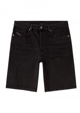 DIESEL - DIESEL Ανδρική Τζιν Βερμούδα REGULAR SHORT - ΜΑΥΡΟ-S25A064300GRDW-BLACK