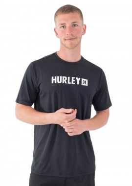 HURLEY Ανδρικό T-Shirt EVD HYBRID UPF - ΜΑΥΡΟ-MAT0000990-BLACK