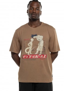 CAPSLAB - Capslab Dragon Ball Ανδρικό T-Shirt - Καφέ-CL/DBZ7/1/TR/NAM-BROWN