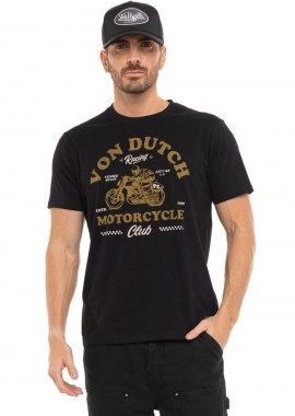 VON DUTCH - Von Dutch Ανδρικό T-Shirt Graphic - Μαύρο -VD/1/TR/CITY/NR-BLACK