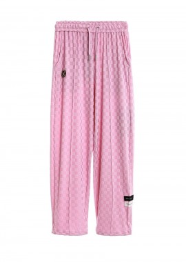 MOD WAVE MOVEMENT Unisex Παντελόνι Square Pattern - Ροζ-MW091050405-PINK