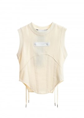 MOD WAVE MOVEMENT Γυναικείο Corset Top - Μπεζ-MW092010360-BEIGE