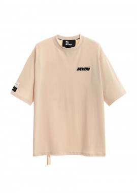 Mod Wave Movement Eye Blossom Unisex T-Shirt - Μπεζ-MW092020388-BEIGE