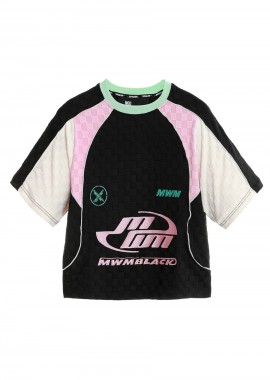 Mod Wave Movement - Mod Wave Movement Soccer Style Cropped Top Γυναικείο - Μαύρο-MW092020408-BLACK