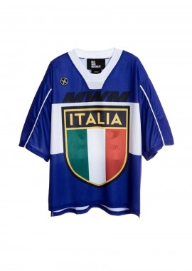 MOD WAVE MOVEMENT Oversized Unisex Jersey - Μπλε -MW092020423-BLUE