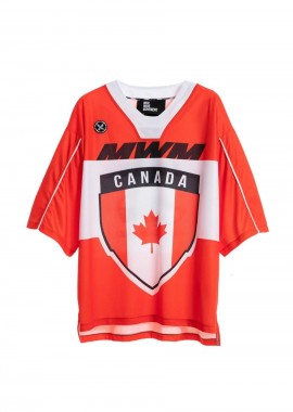 MOD WAVE MOVEMENT Oversized Unisex Jersey - Κόκκινο -MW092020423-RED