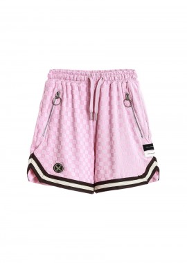 Mod Wave Movement - MOD WAVE MOVEMENT Unisex Βερμούδα Square Pattern - Ροζ-MW092040403-PINK