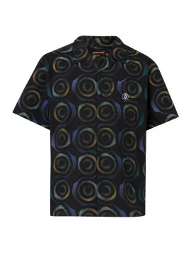 SANTA CRUZ - SANTA CRUZ Ανδρικό Πουκάμισο Vertigo SS Haze - Μαύρο-SCA-SHT-0960-BLACK