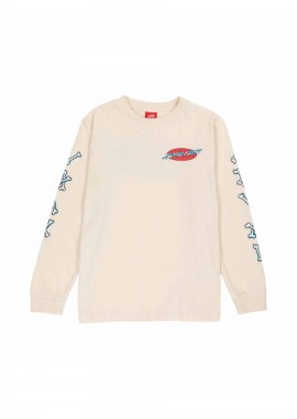 SANTA CRUZ - SANTA CRUZ Παιδική Μπλούζα Salba LS - Chalk-SCA-YTL-9121-WHITE