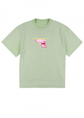 Homeboy Unisex T-Shirt Water Gun - Πράσινο-01TS3084-GREEN