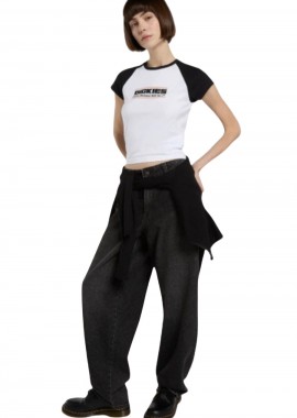 Dickies Derby Raglan Γυναικείο T-Shirt - Λευκό-DK0A883A0WH1-WHITE