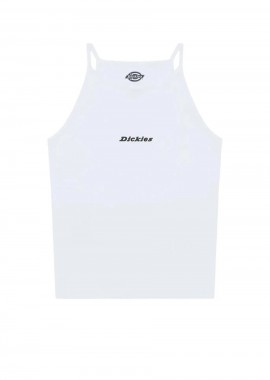 Dickies Honeyville Γυναικεία Αμάνικη Μπλούζα - Λευκή-DK0A88520WH1-WHITE