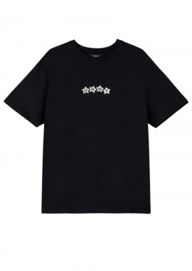 GRIMEY Unisex T-Shirt We Burn Sweet - Μαύρο-GAC803-BLACK