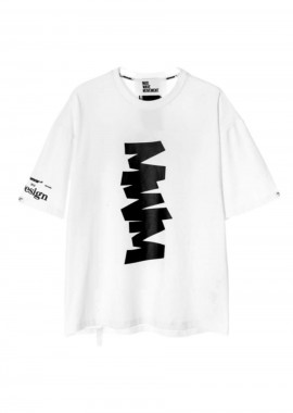 Mod Wave Movement - MOD WAVE MOVEMENT TShirt BLACK CAPSULE 001 - Λευκό-MW062022082-WHITE