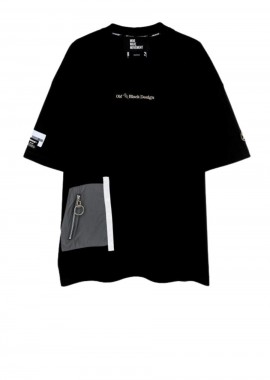 MOD WAVE MOVEMENT T Shirt BLACK CAPSULE 001 - Μαύρο-MW072020299-BLACK