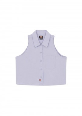 DICKIES ΑΜΑΝΙΚΕΣ ΜΠΛΟΥΖΕΣ SS SALTVILLE SHIRT - ΛΙΛΑ-DK0A4YSVH181-BLUE