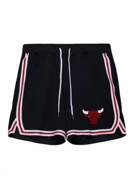 MITCHELL & NESS NOSTALGIA CO. Shorts - Βερμούδες NBA LOGO OVER GAME DAY SHORTS BULLS - BLACK-BT10109-CBUBLCK-BLACK