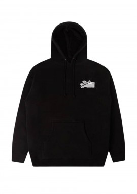 THE HUNDREDS Φούτερ με Κουκούλα Film Slant Pullover - ΜΑΥΡΟ-T24S102028-BLACK