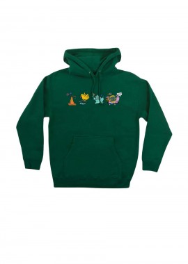 SANTA CRUZ Φούτερ με Κουκούλα Skate Like A Girl - ΠΡΑΣΙΝΟ-SCR-HDY-0107-GREEN