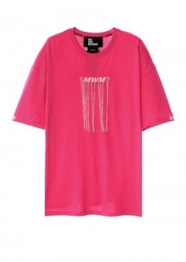 Mod Wave Movement - MOD WAVE MOVEMENT T-Shirts WINGS CAPSULE T-SHIRT 015 - Καρπουζί-MW072020439-PINK