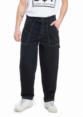 HOMEBOY - HOMEBOY Παντελόνια x-tra WORK Pants - BLACK-01PA0700-BLACK