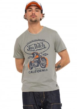 VON DUTCH T-Shirts VD/1/TR/FEAR/K - KHAKI-VD/1/TR/FEAR/K-KHAKI