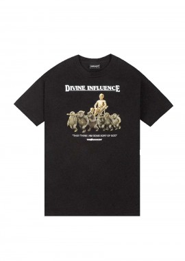 THE HUNDREDS T-Shirts Divine Influence T-Shirt - ΜΑΥΡΟ-L23W301001-BLACK