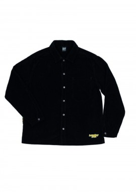 HOMEBOY Πουκάμισα TIME WARP Hybrid Cord - BLACK-01HY0720-BLACK