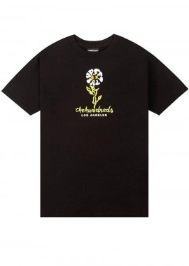 THE HUNDREDS T Shirts Disruptus Flora T-Shirt - Μαύρο-T24P101026-BLACK