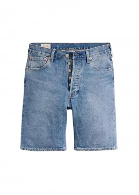 LEVI\'S 501 τζιν σορτς ORIGINAL SHORTS MED INDIGO - Denim μπλε-365120235-DENIM