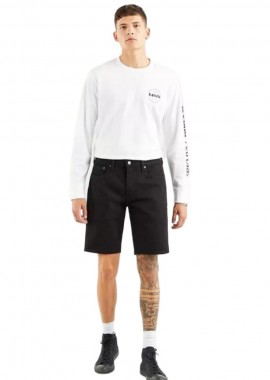 LEVI\'S shorts 405 STANDARD SHORTS - Μαύρο-398640037-BLACK