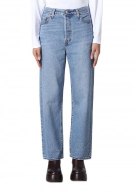 LEVIS® - LEVIS® Τζιν RIBCAGE STRAIGHT ANKLE IN THE - DENIM-72693-0130-DENIM