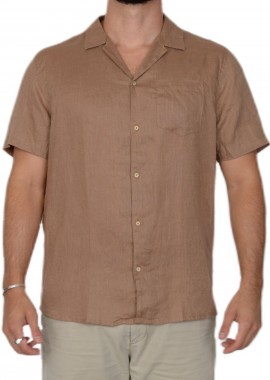 SSEINSE Πουκάμισα Bowling M/M - BROWN-CE833SS-MULTI