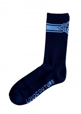 HOMEBOY Κάλτσες NAPPO STRIPE Sock - Μαύρο-01SO1120-BLACK