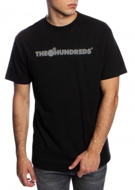 THE HUNDREDS - THE HUNDREDS T Shirts Bar Logo T-Shirt - Μαύρο-F23S101001-BLACK