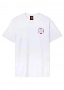 SANTA CRUZ - SANTA CRUZ Mako Dot T-Shirt - Λευκό-SCA-TEE-13725-WHITE