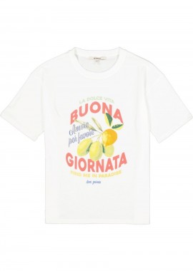 GARCIA T-Shirts Q260005_ladies T-shirt ss - WHITE-Q260005-WHITE