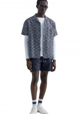 REPLAY - REPLAY Ανδρικό Μαγιό Μπλε Swim Shorts-LM1154.000.82972R-BLUE