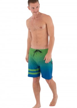HURLEY - HURLEY Shorts - Βερμούδες M PHANTOM BP DEGRADEE 18 - Πράσινο και Μπλε-MBEU00002