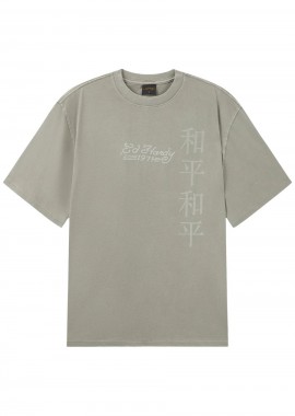 ED HARDY T-Shirts WASHED SNAKE CHARMER RELAXED T-SHIRT - GREEN-ED5693-GREEN